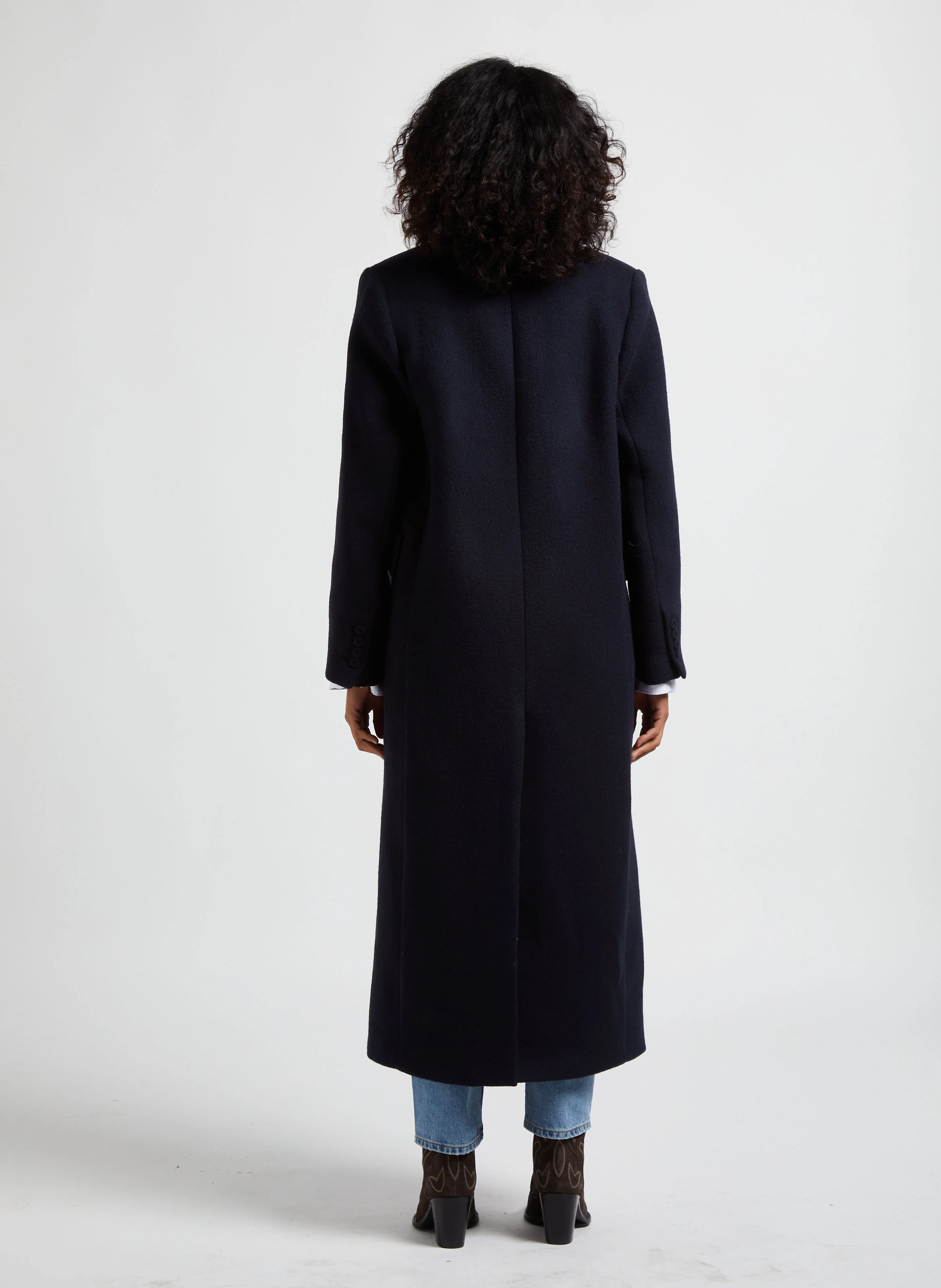 SPARK - Jean taille haute droit en coton|