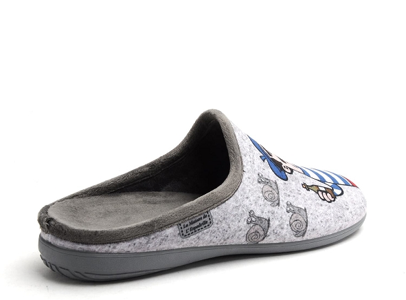La maison de l espadrille chaussons homme 6747 4 gris