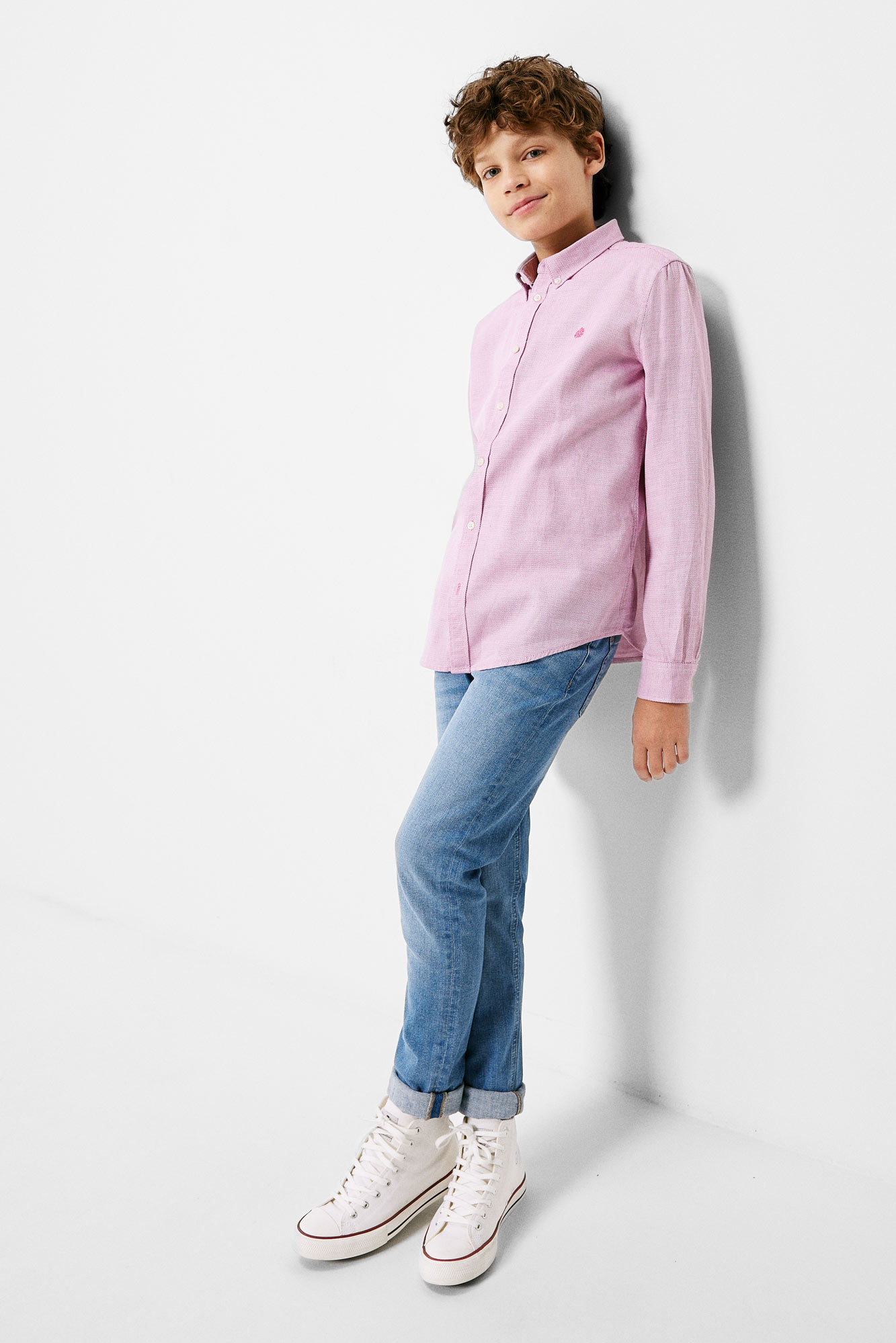 Camisa estruturada para menino
