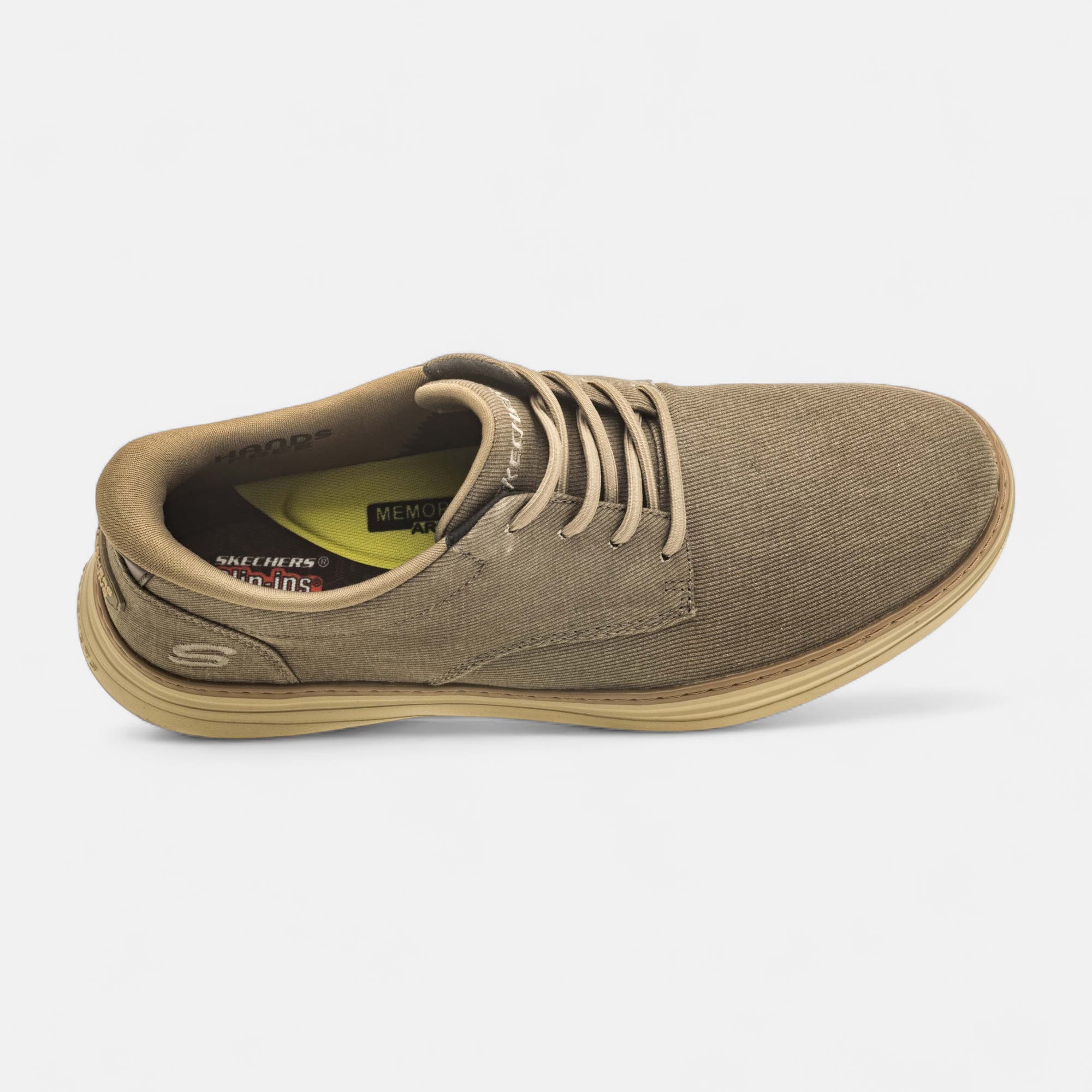 Chaussures en toile Homme taupe