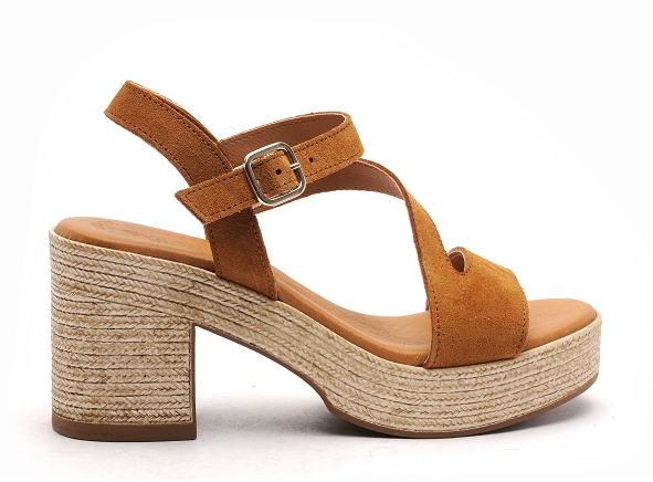 Eva frutos nu pieds talons femme 4642 marron