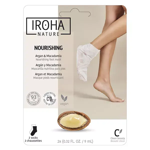 Máscara Corporal Nutritiva de Argan e Macadâmia Iroha Nature (2 unidades)