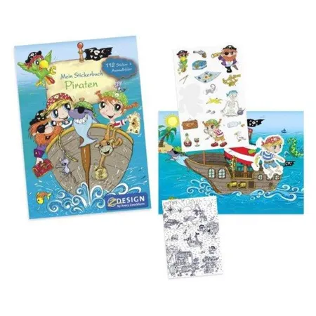 Avery Zweckform Z-Design 57797 Kinder Sticker Spielbuch, Pirat, 1 Stück/1 Stück