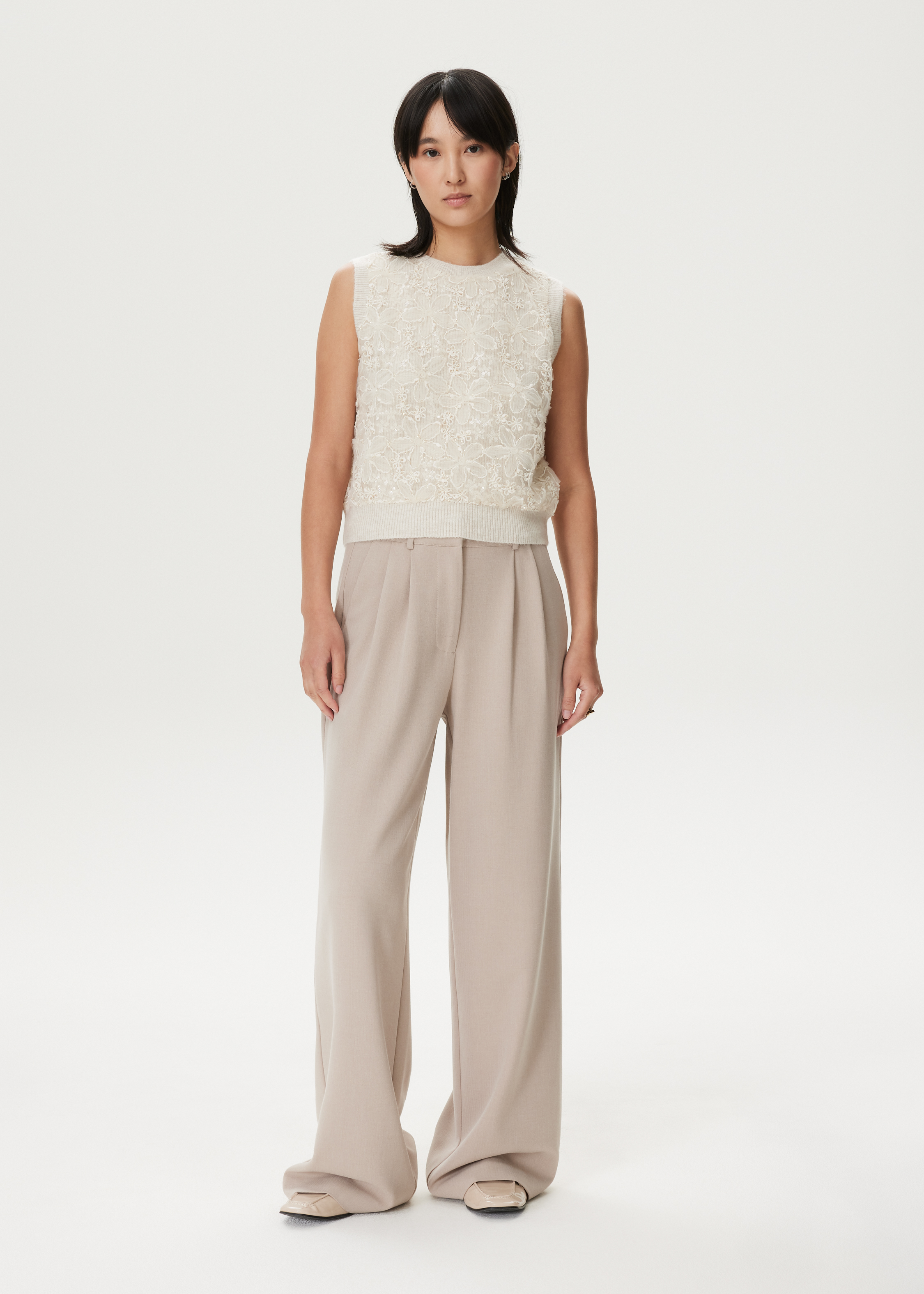 Spencer met bloemen mesh