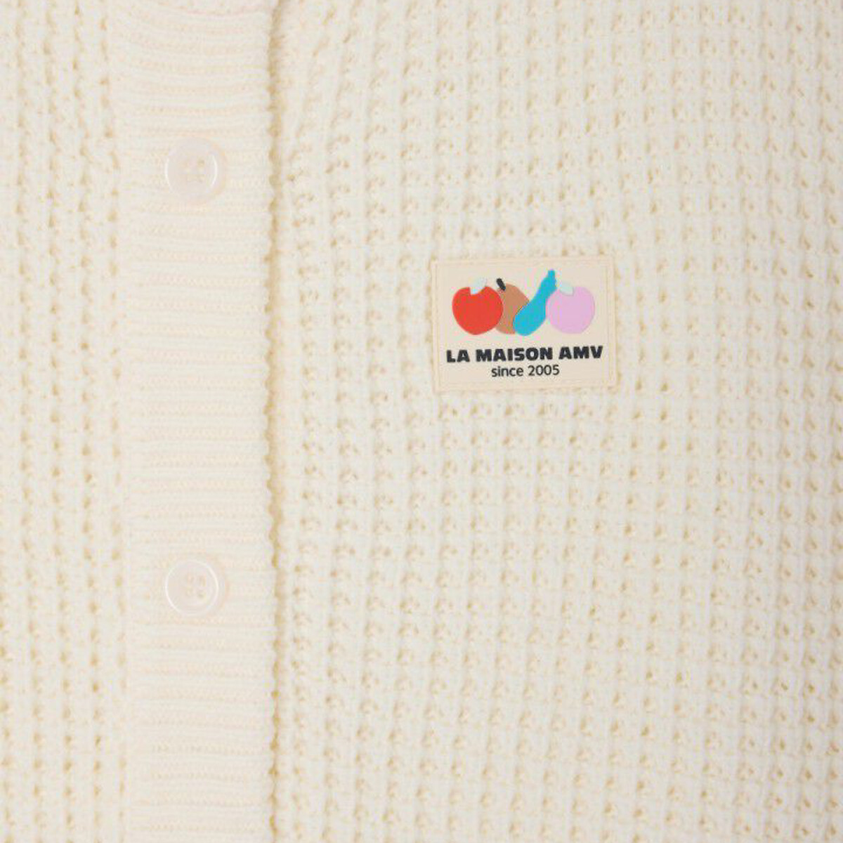 AMERICAN VINTAGE<br>Cardigã folgado de gola redonda, sem mangas, CRASHWAY