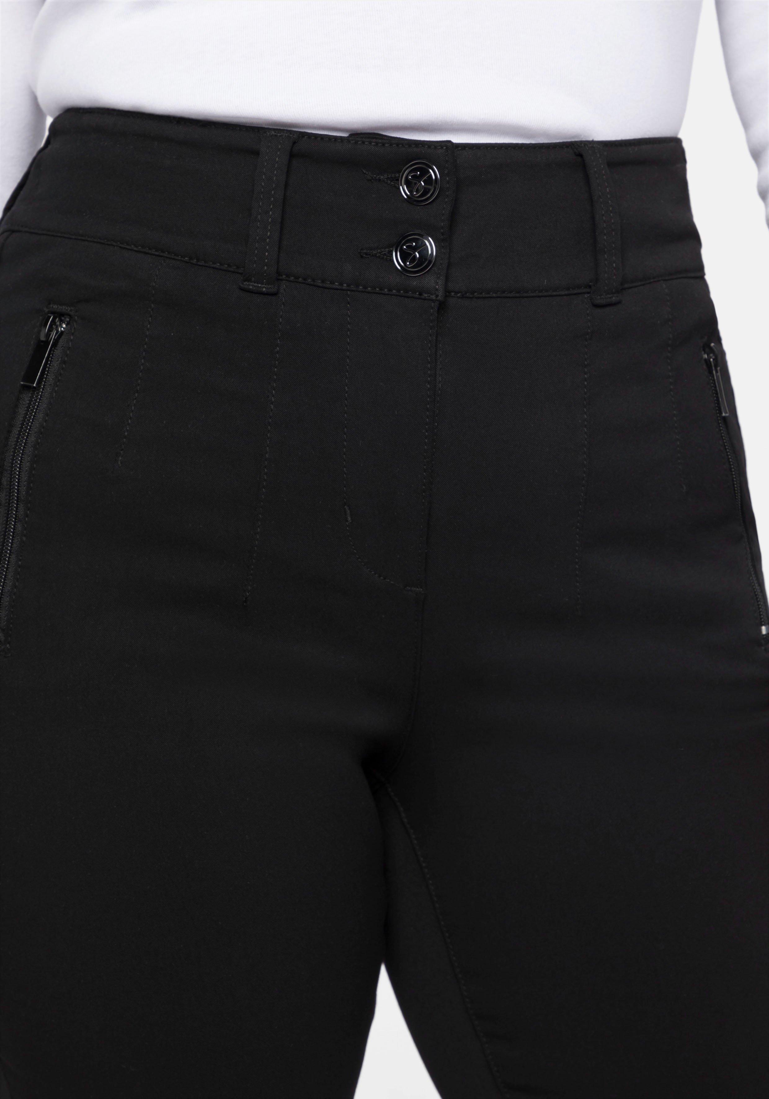 Skinny Hose mit High-Waist-Bund, superelastisch