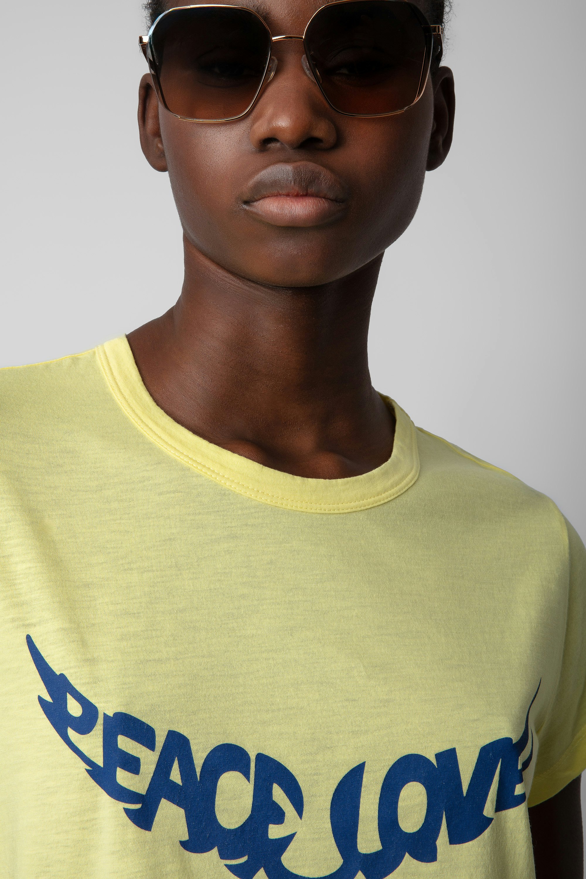 T-shirt Woop Peace & Love Wings