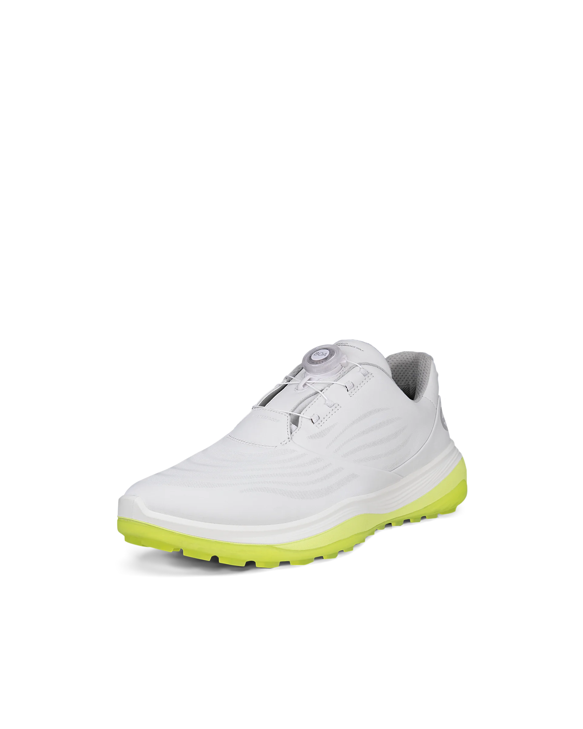 ECCO M GOLF LT1 Herren Wasserdichte Golfschuh aus Leder Weiß