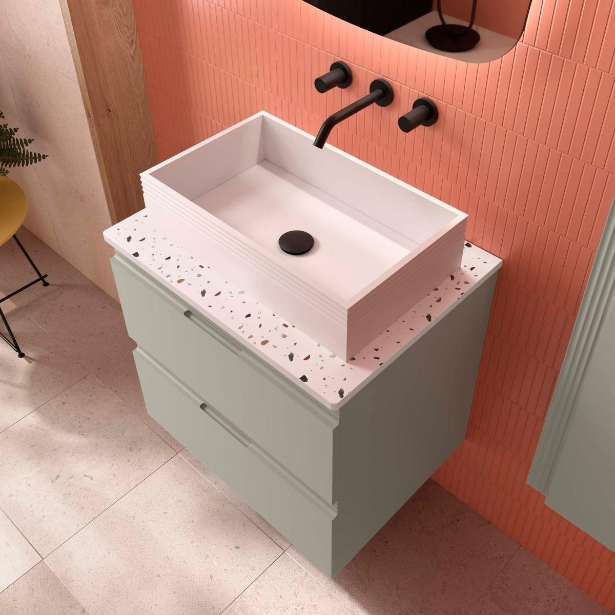 Muebles Ammeli onderkast 60cm saliegroen
