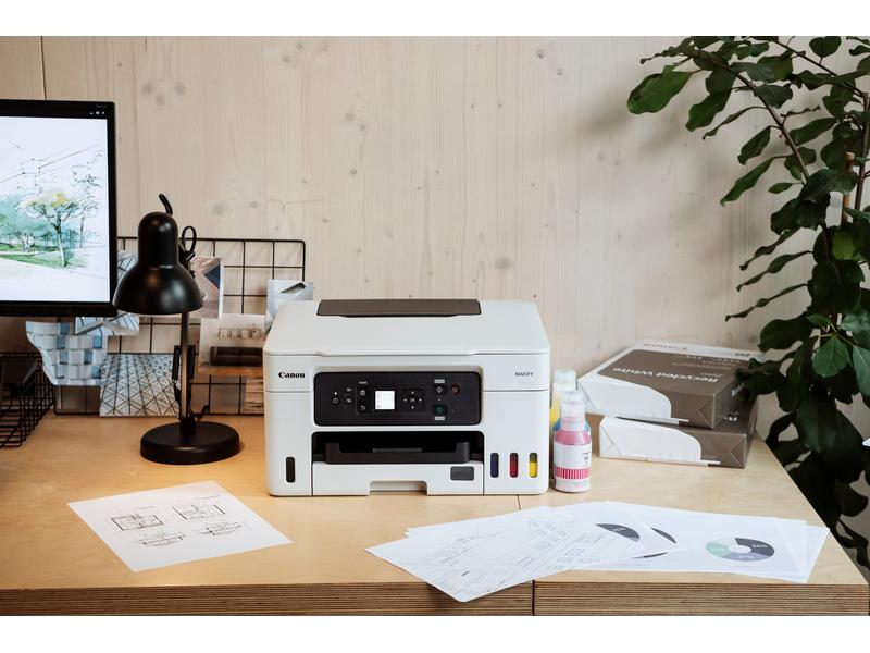 Canon Multifunktionsdrucker MAXIFY GX3050 MegaTank Multifunktionsdrucker mit nachfüllbaren Tintentanks mit hoher Reichweite für den hochproduktiven Druck von Geschäftsdokumenten