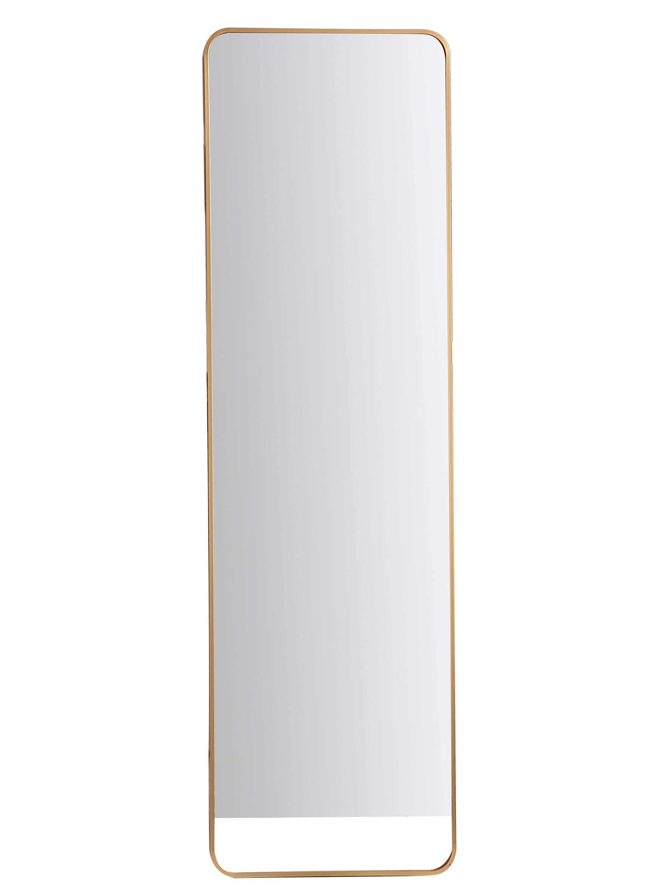 Standspiegel 48 x 160 cm gold