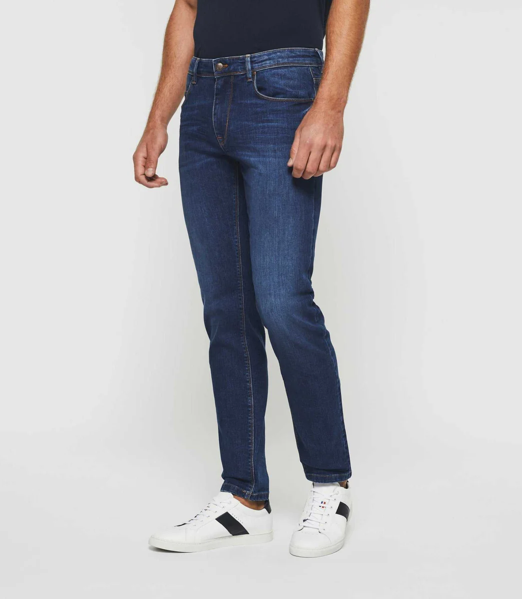 Jean straight hydroless bleu moyen 