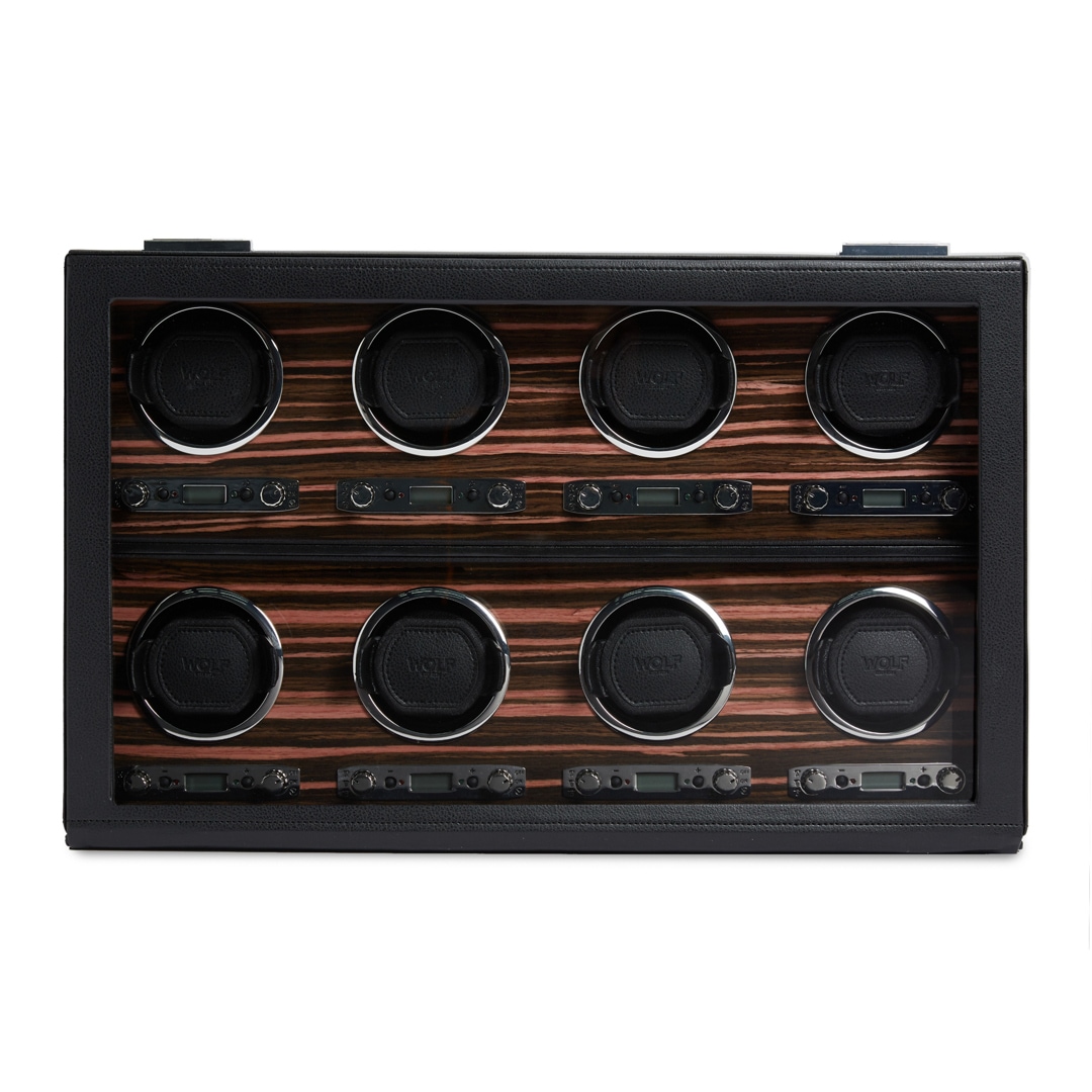 Wolf 1834 Roadster 8er Uhrenbeweger Schwarz