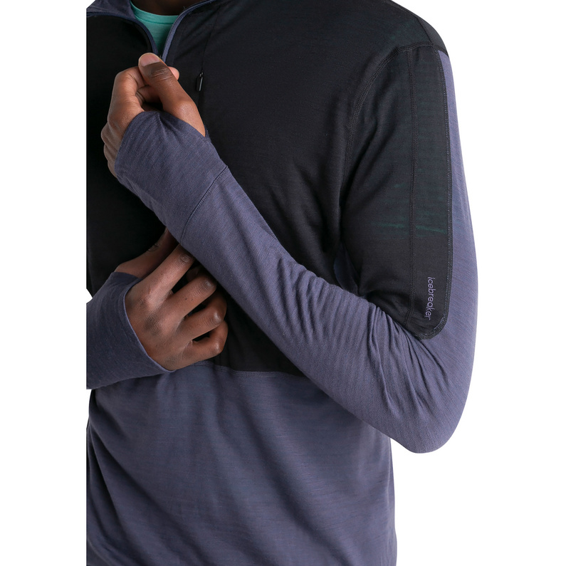 Icebreaker Herren Realfleece Descender Longsleeve