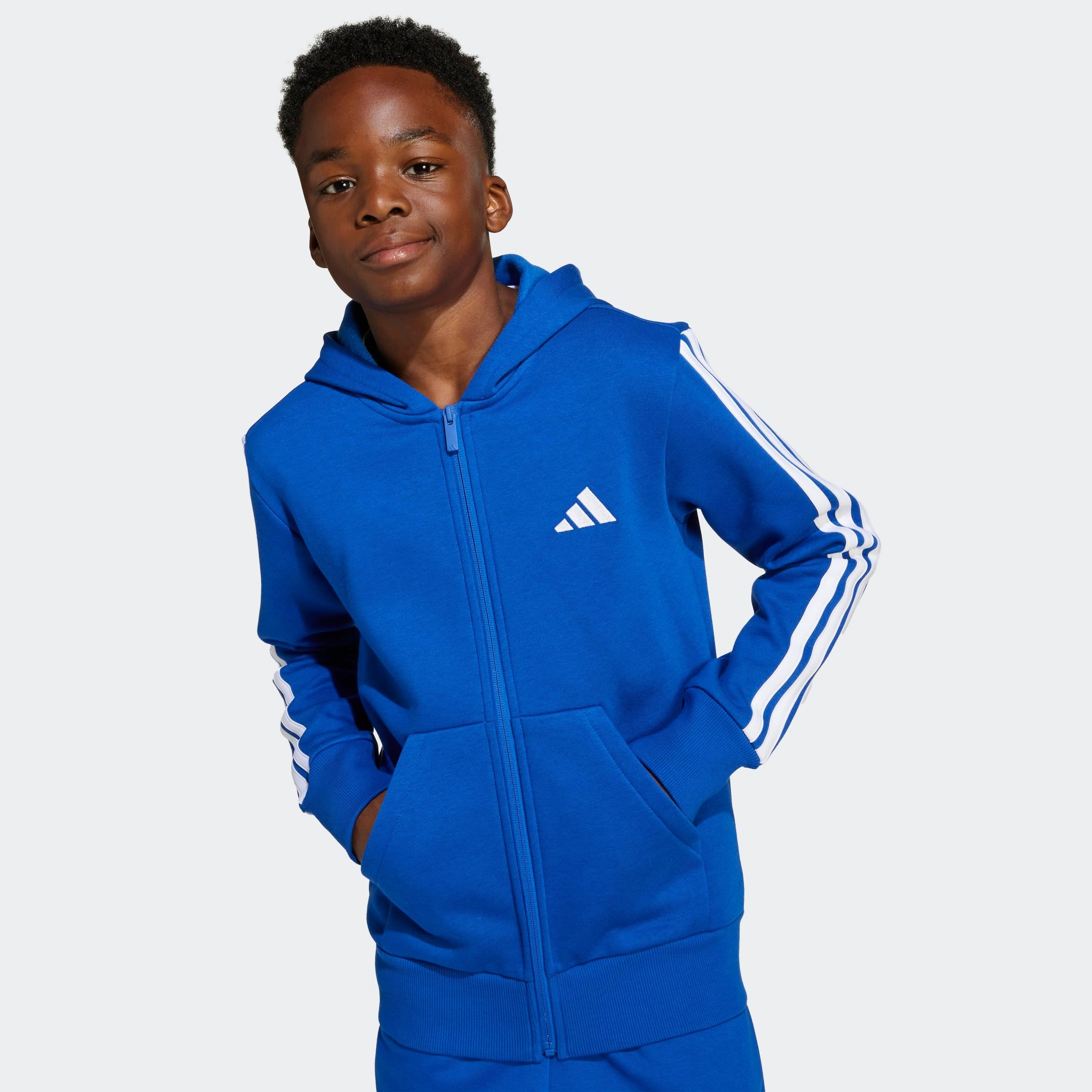 adidas Sportswear Kapuzensweatshirt »J 3S FL FZ HD«