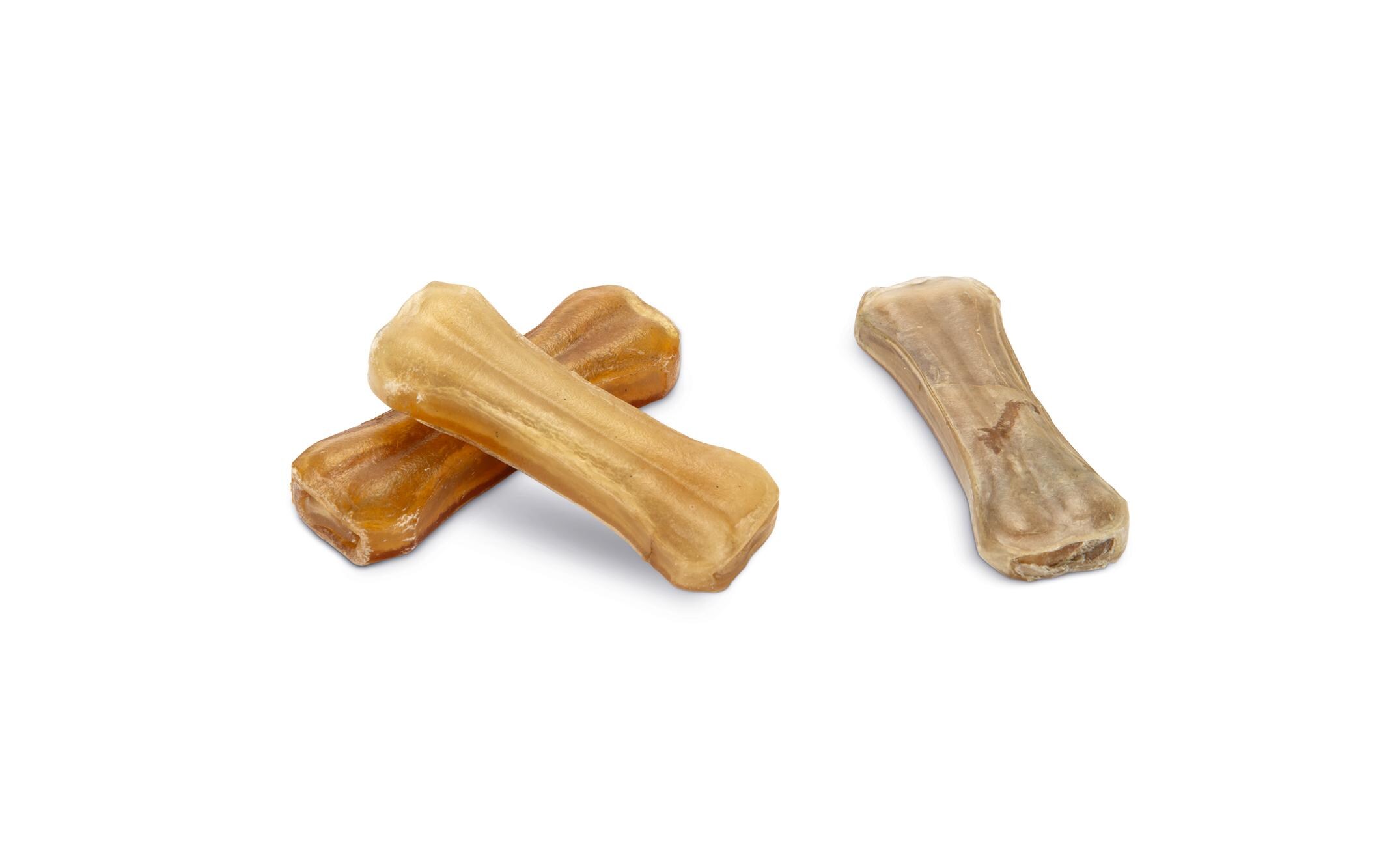 Kauknochen Rinderhaut, 7.5 cm, 5 Stk.Kauspass für Hunde