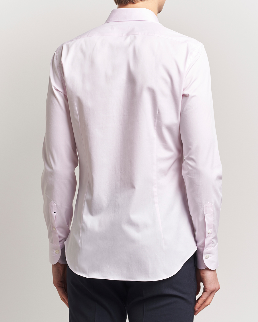 Mazzarelli Soft Cotton Cut Away Shirt Rosa
