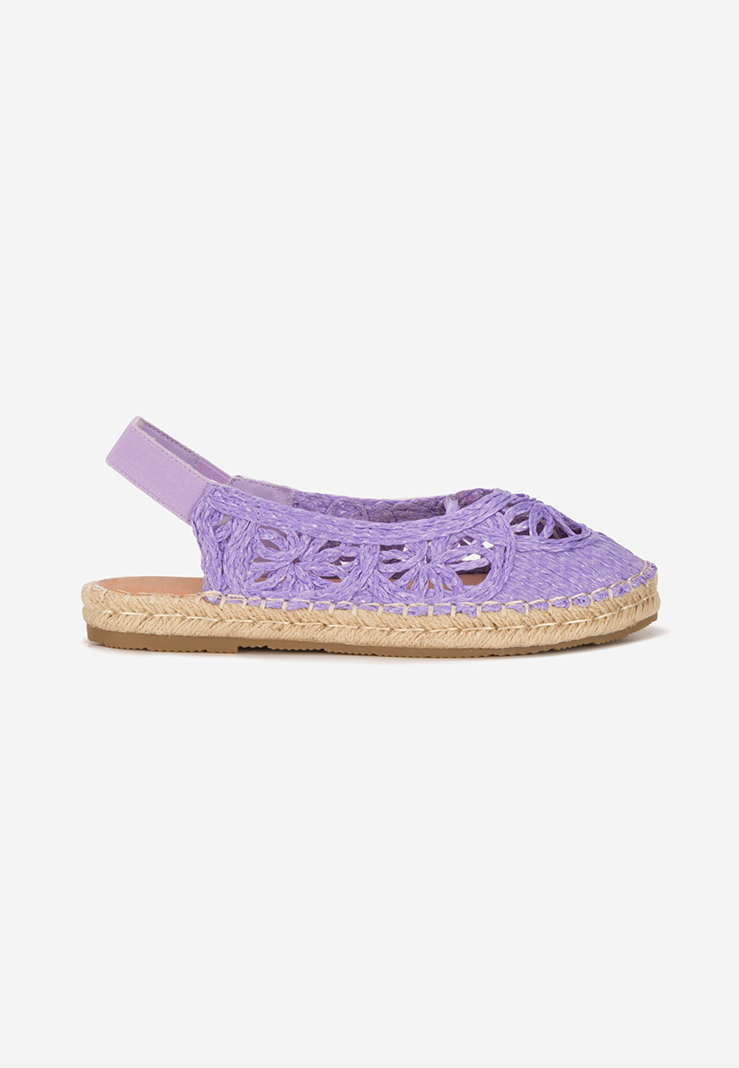 Espadrilles femme mauves Mistala
