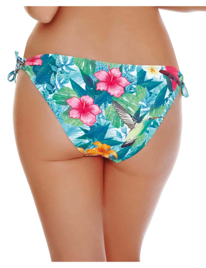 Multicolored Blue Bikini Briefs