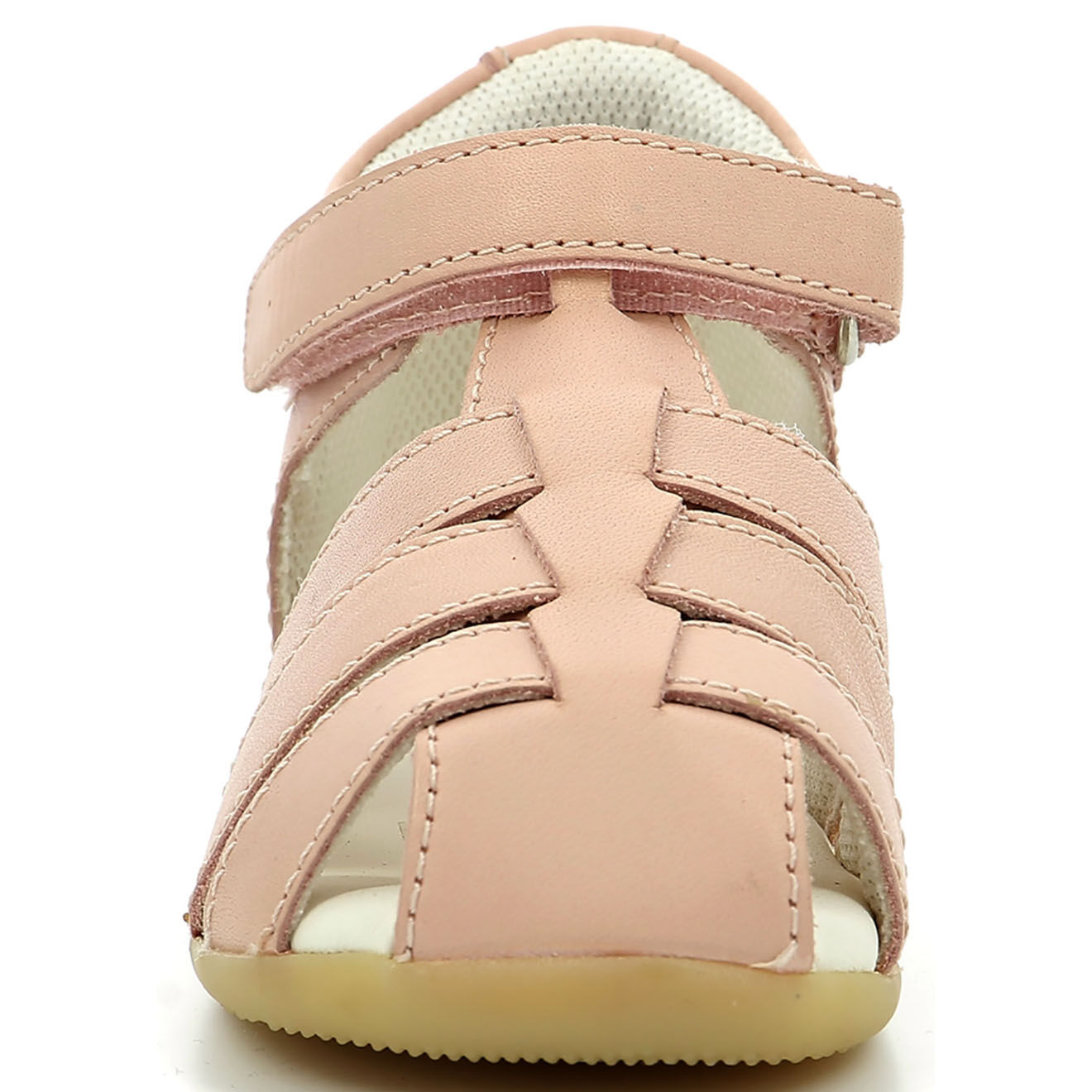 Kickers Sandales en Cuir Bigflo-2 rose clair