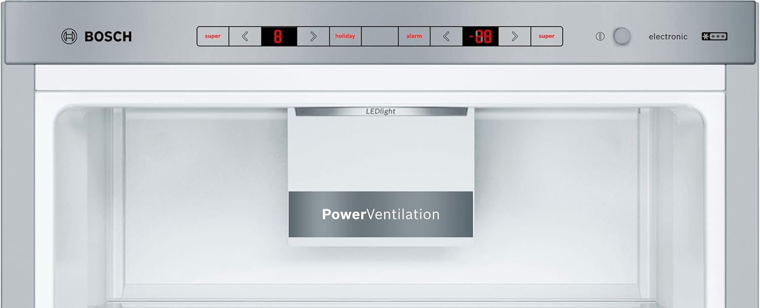 Bosch KGE398IBP - Série 6, réfrigérateur combiné pose libre, 201 x 60 cm