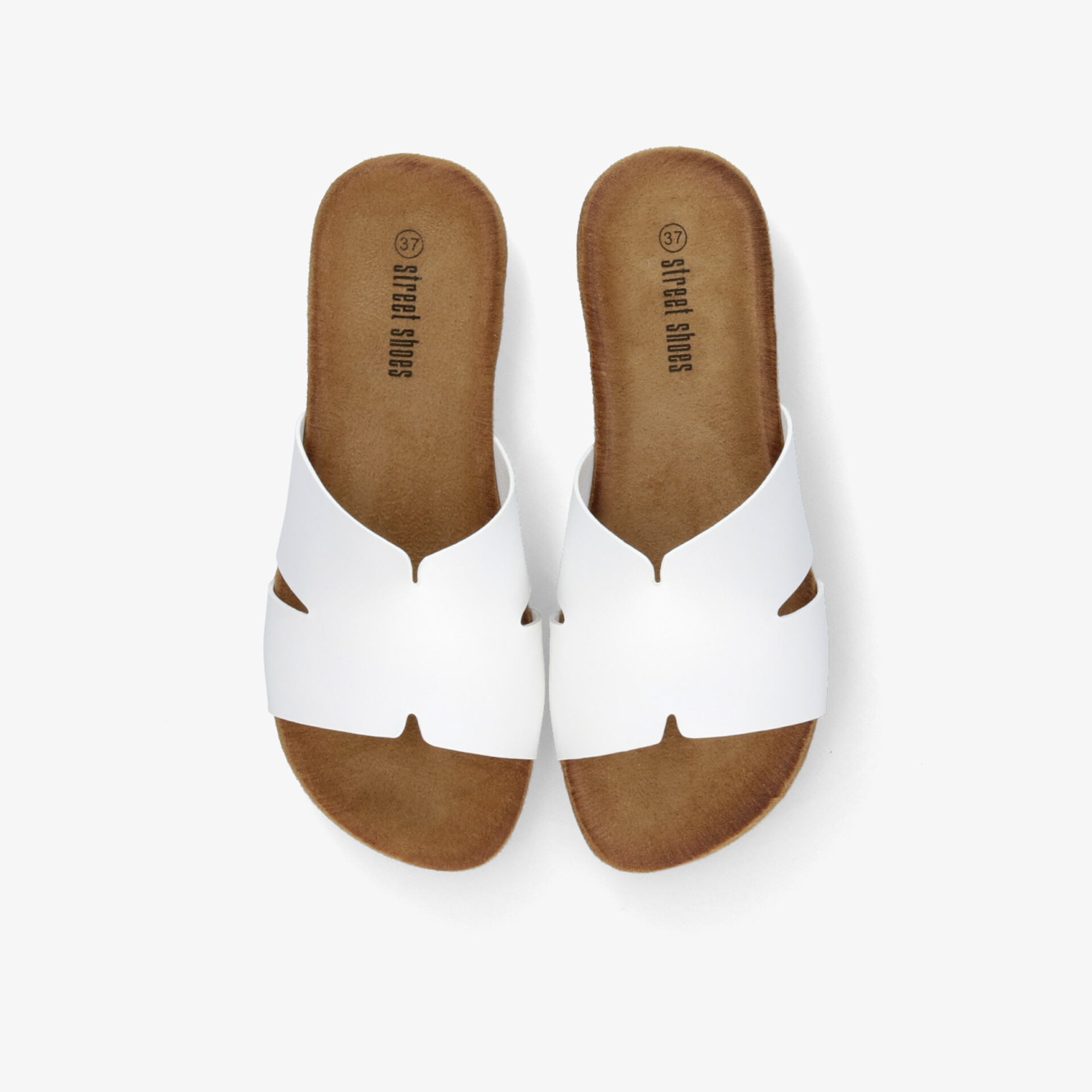 street shoes Damen Pantoletten weiß