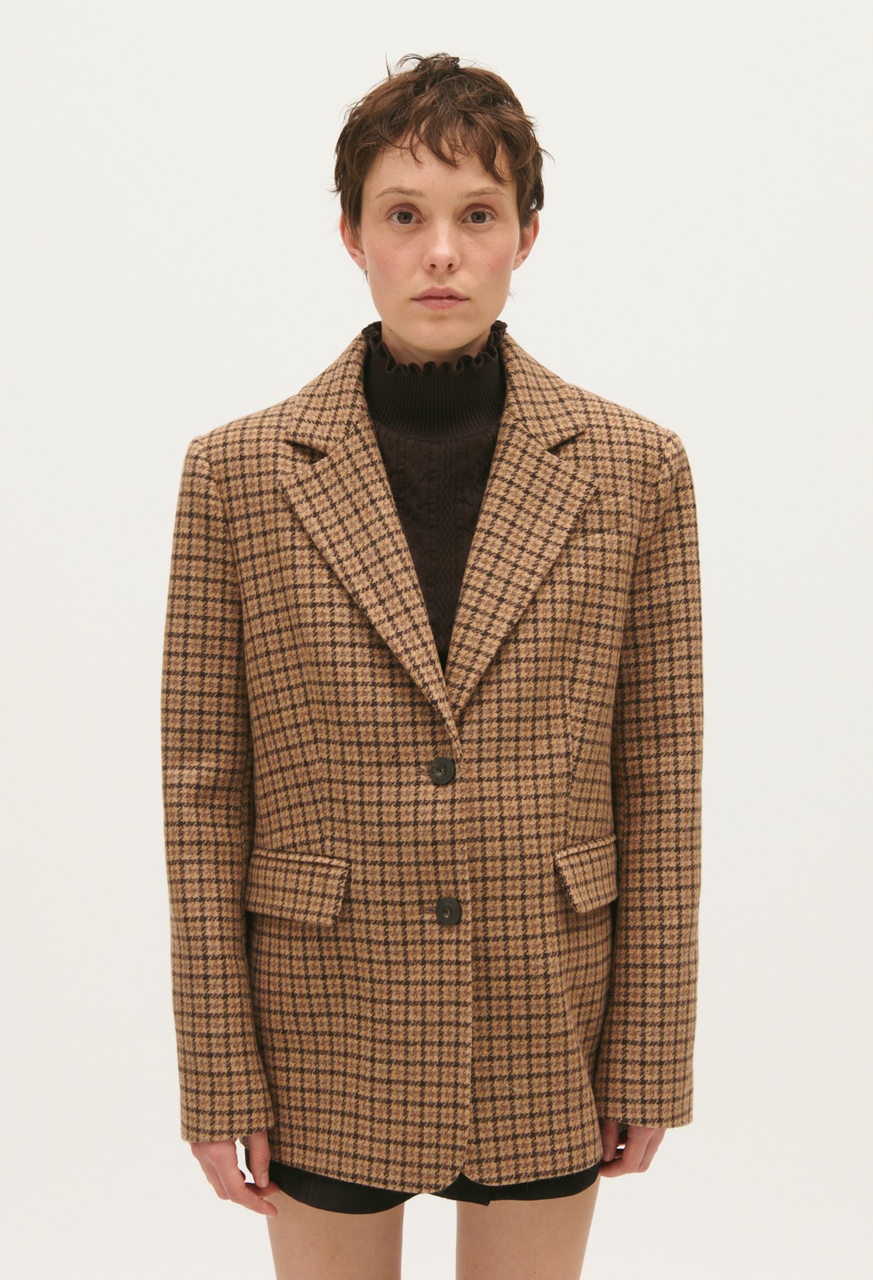 Veste velours carreaux