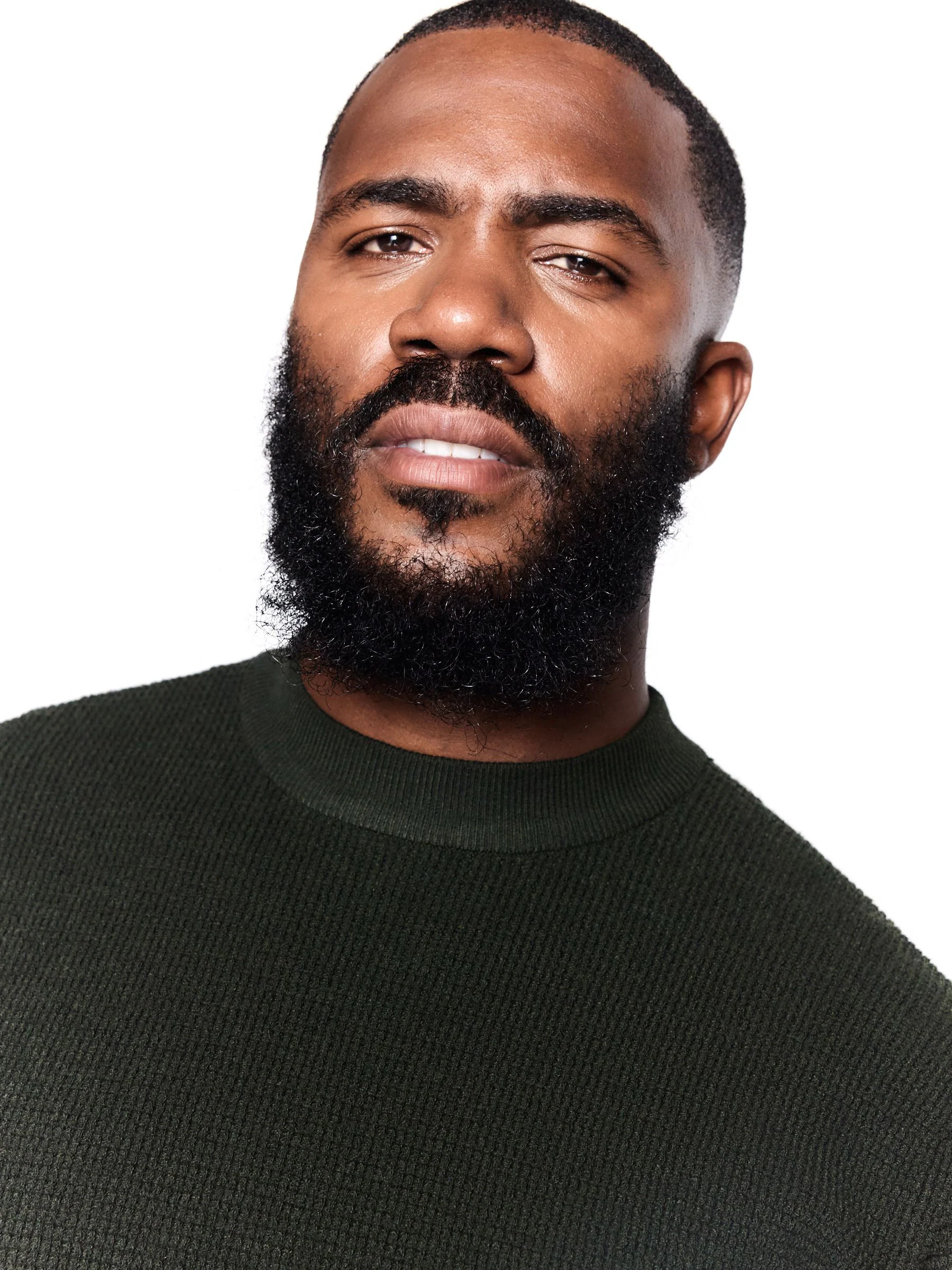 Donkergroen - Regular Fit Essential Textured Knit Jumper
