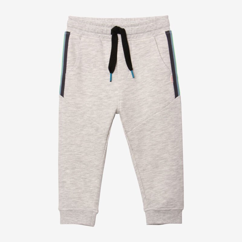 Jogging bébé garçon rayures côtés gris Catimini Gris ou noir