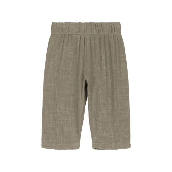 Studio Bohème Pantalon Cousin Gaze de Coton | Taupe