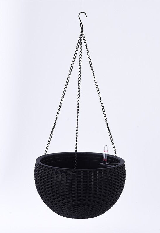 Intratuin hangpot Niels zwart D 26 H 16,2 cm