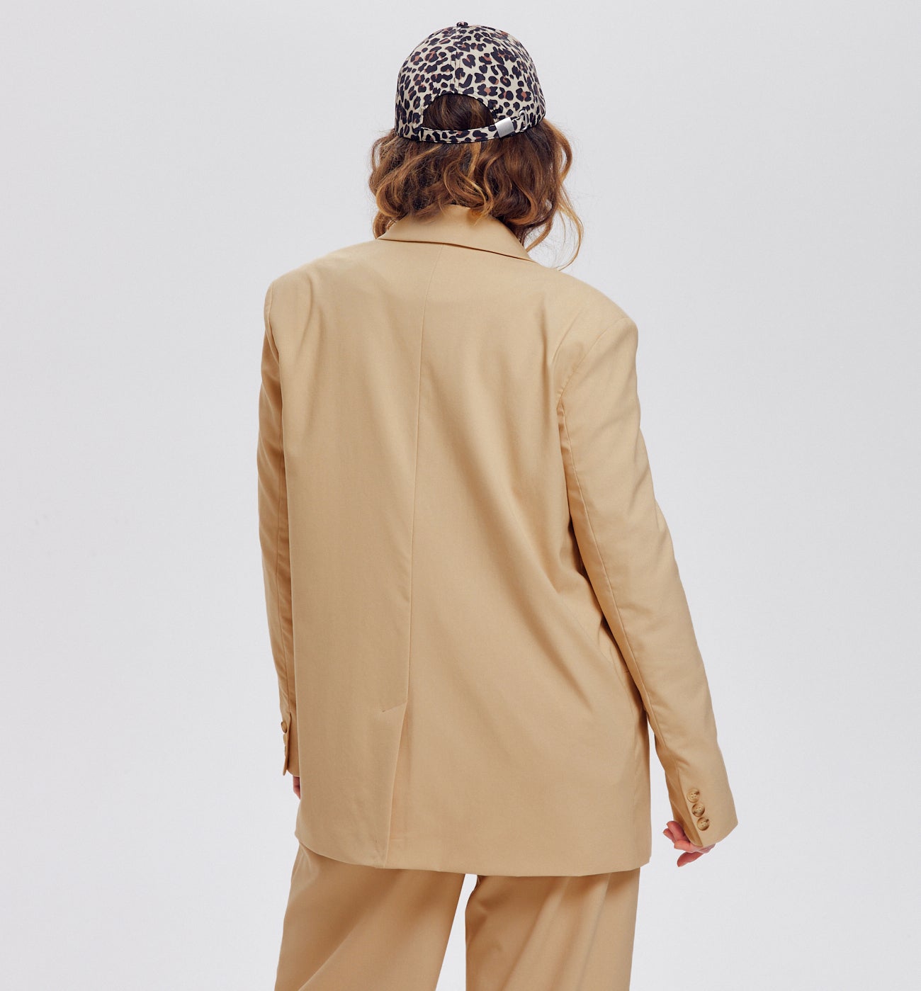 Veste de tailleur unie Femme - Beige