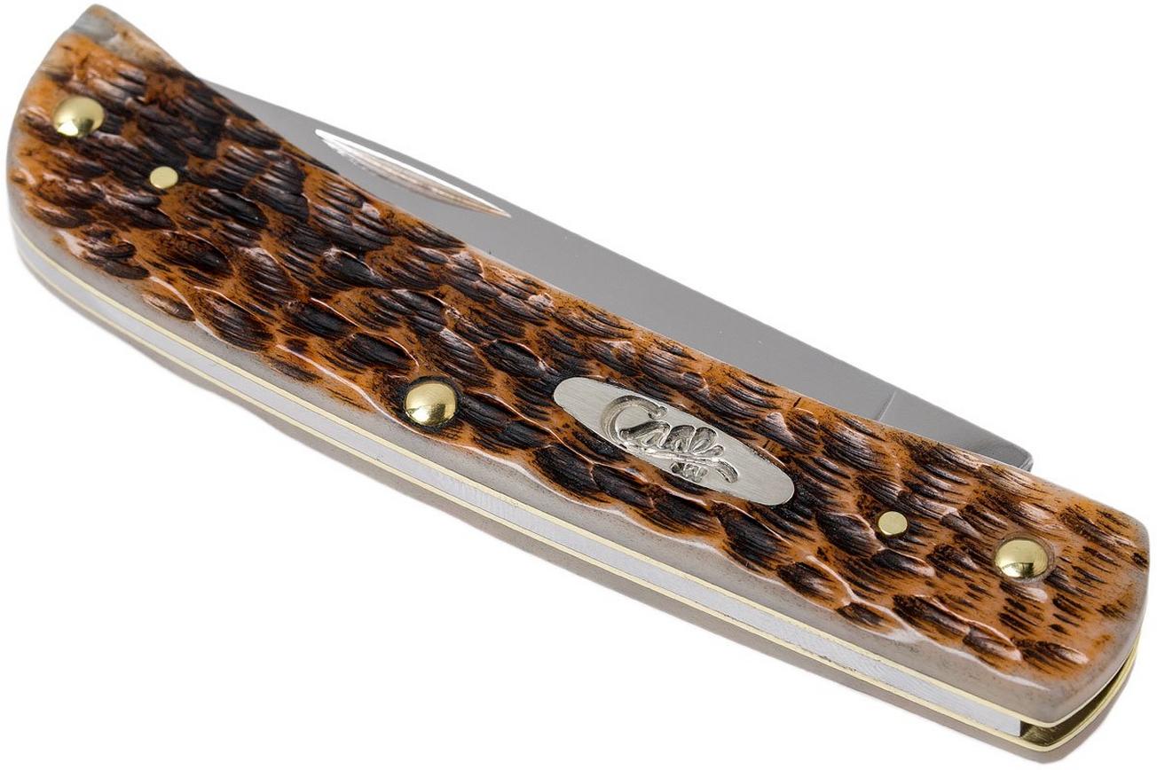 Case Sod Buster Jr Amber Jigged Bone, 00245, 6137 SS zakmes