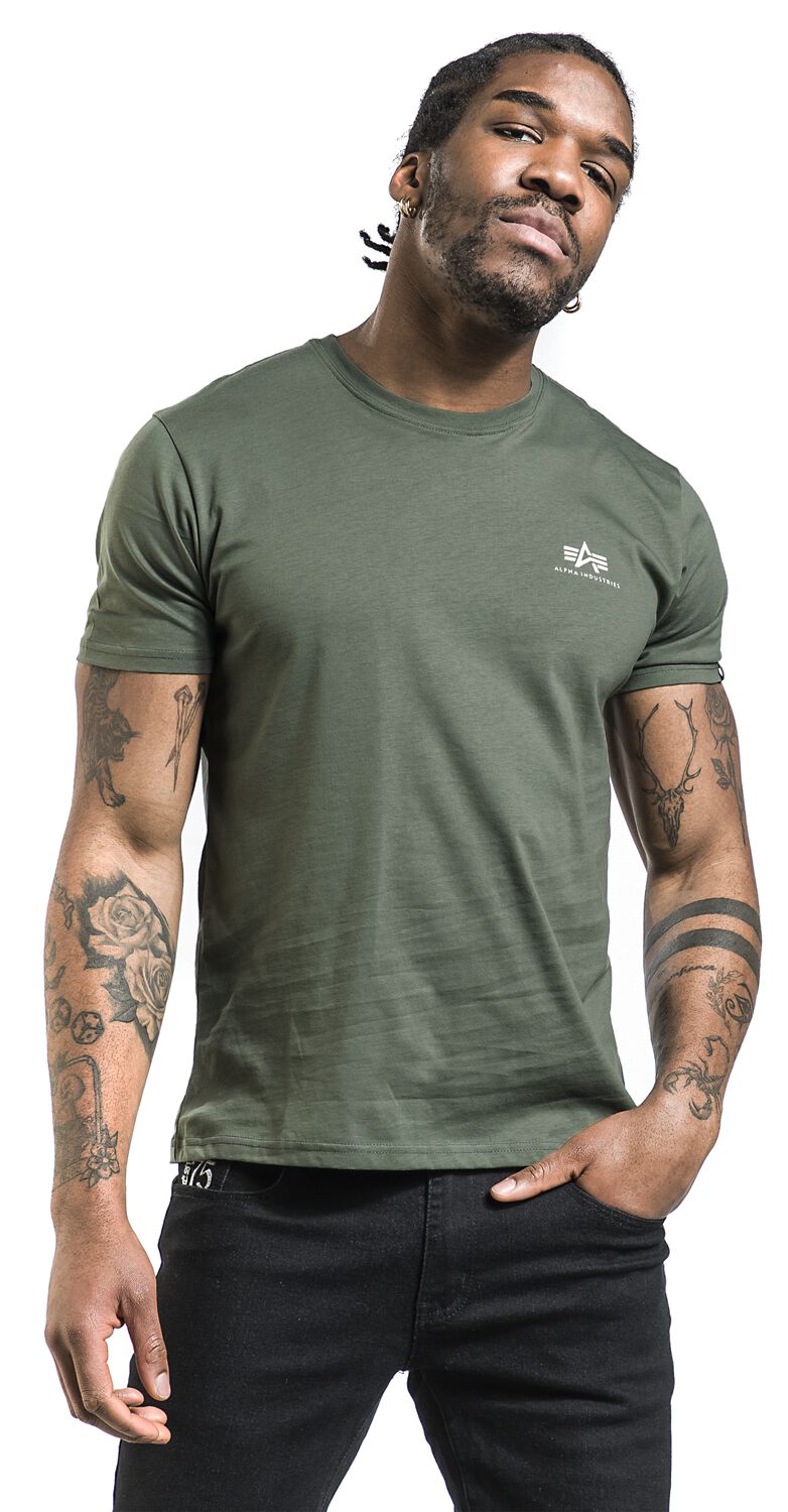T-Shirt Basic - Petit Logo | Alpha Industries T-Shirt Manches courtes