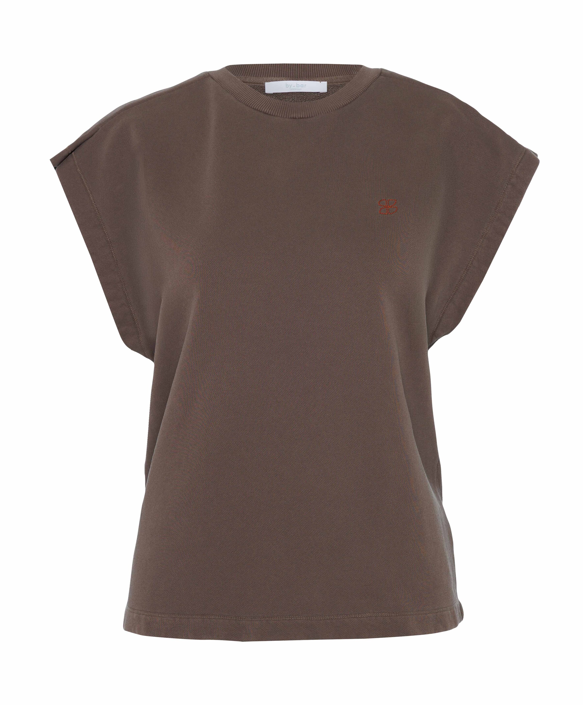 by-bar Dames top bruin