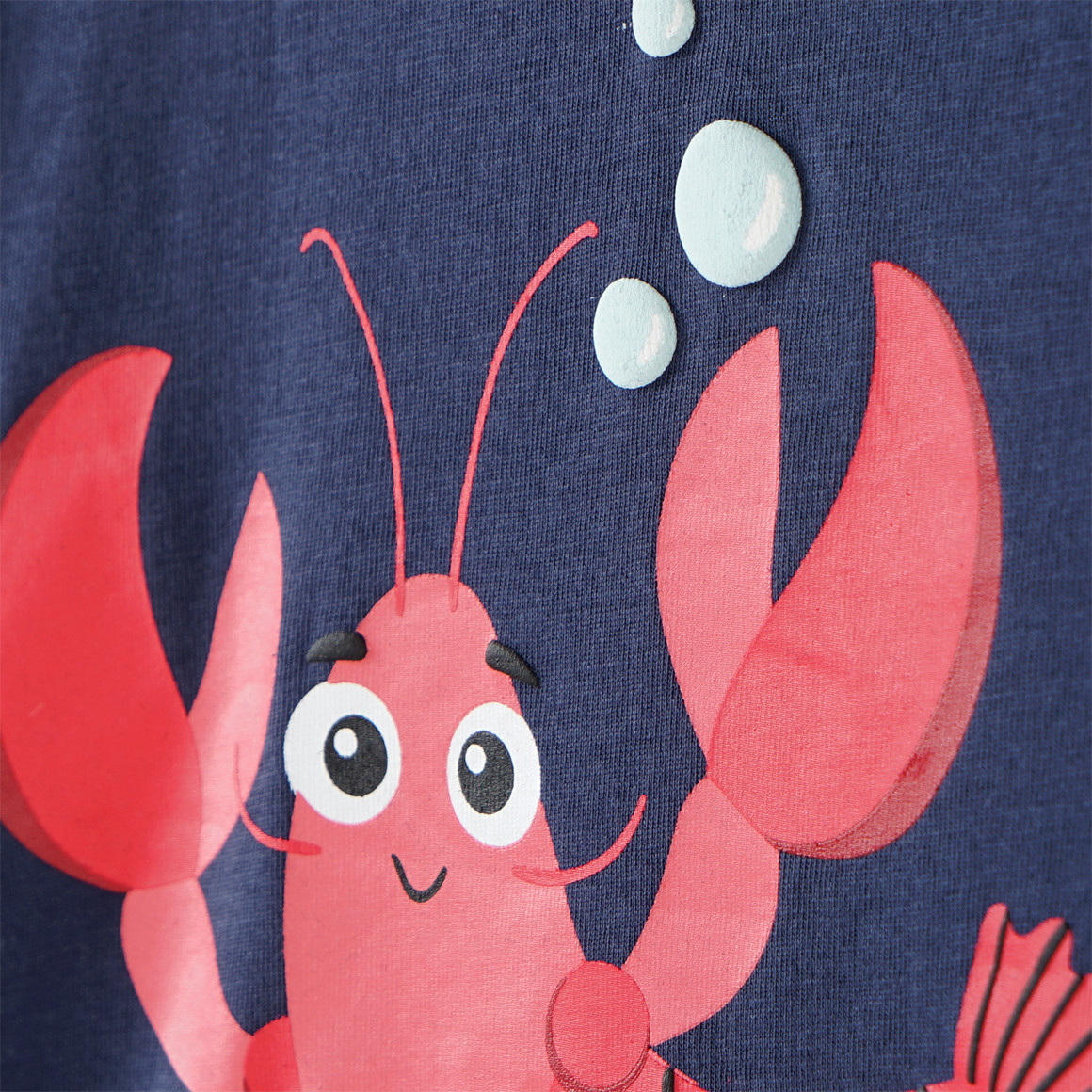Topomini Baby T-Shirt mit Hummer-Motiv dunkelblau