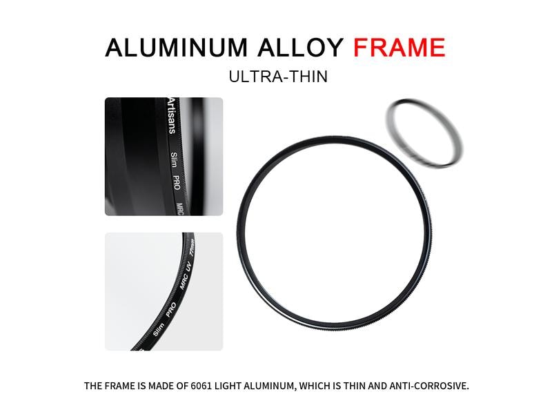 7Artisans Objektivfilter MRCUV – 62 mm Schmaler, robuster MRCUV-Filter