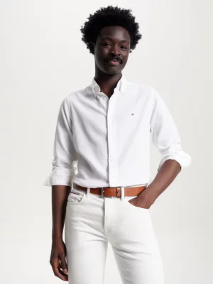 Camisa TH Flex Slim Fit Dobby