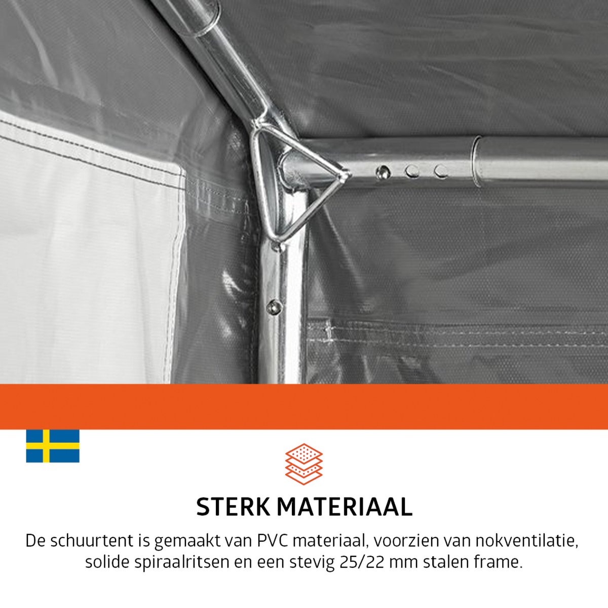 Campout Stella Nova schuurtent - Grey