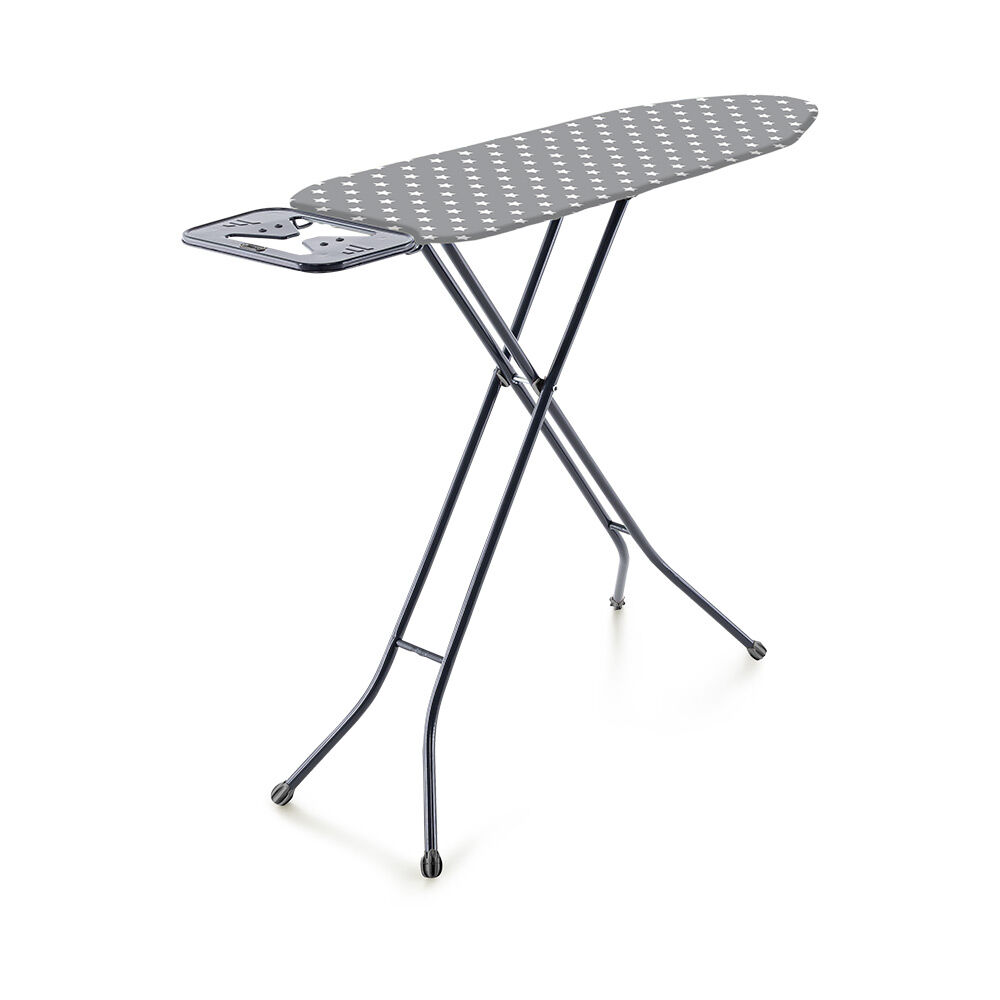 Table à repasser réglable gris anthracite et étoiles