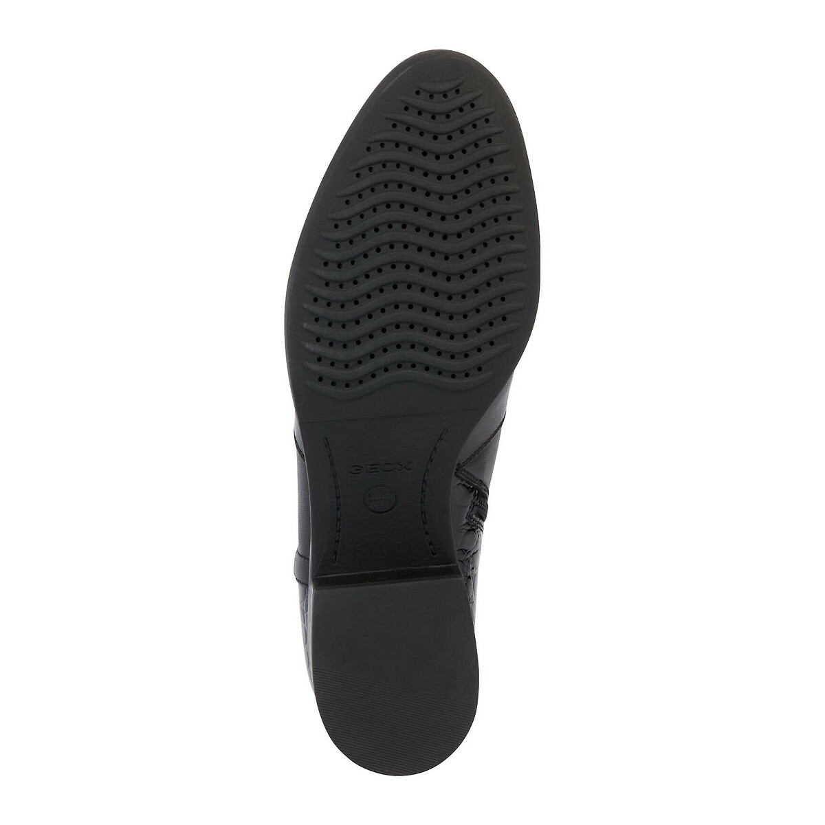 GEOX<br>Botas de tornozelo em couro respirável com zíper Felicity