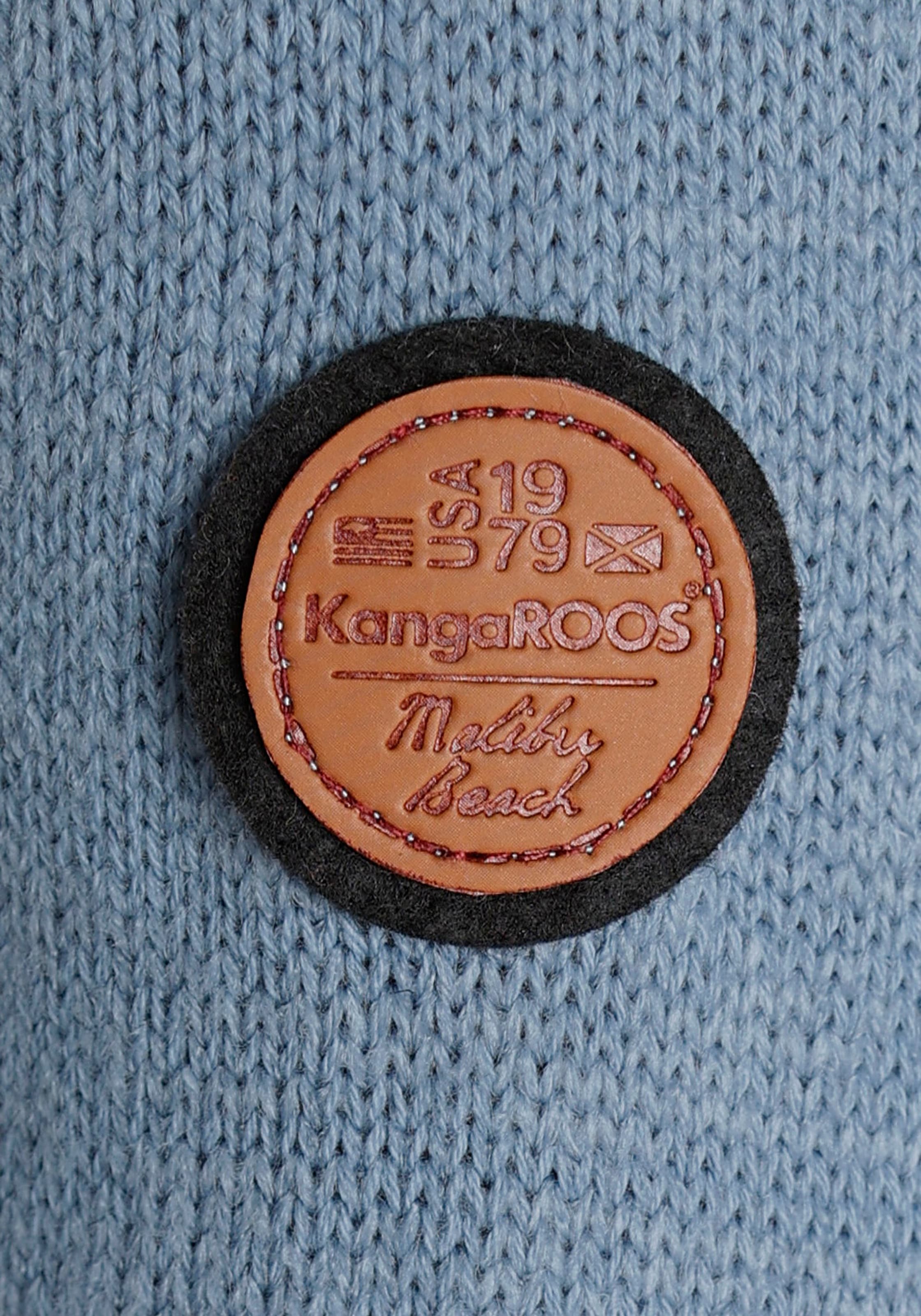 KangaROOS Rollkragenpullover , mit tollem Zopf-Strickmuster
