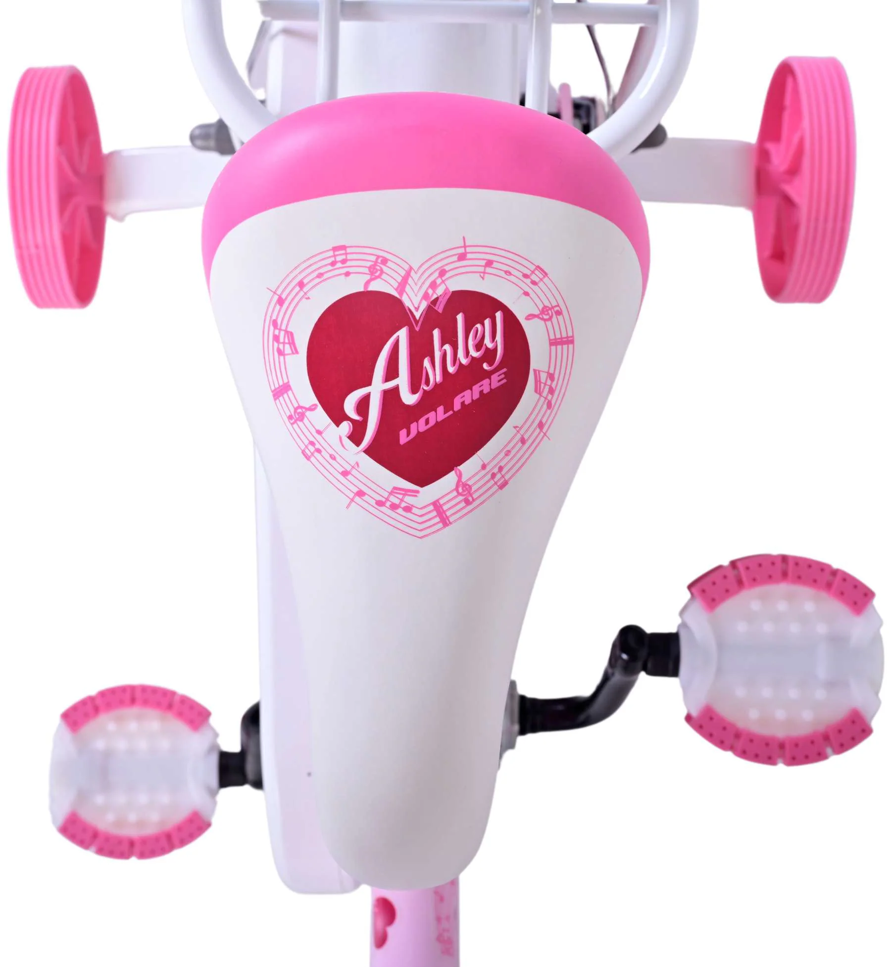 Kinderfahrrad Ashley Fahrrad für Mädchen 12 Zoll Kinderrad in Rosa