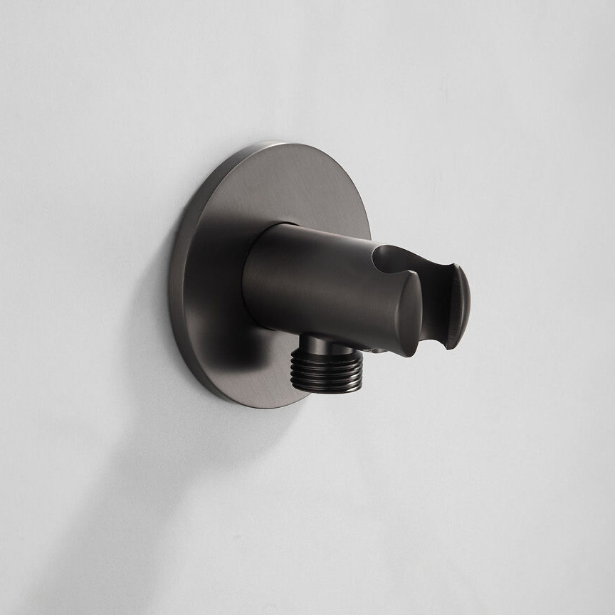 Saniclear Plus Stripes inbouw badkraan met 20cm uitloop verouderd ijzer - gunmetal