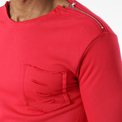 Tee Shirt Manches Longues WS016 Rouge