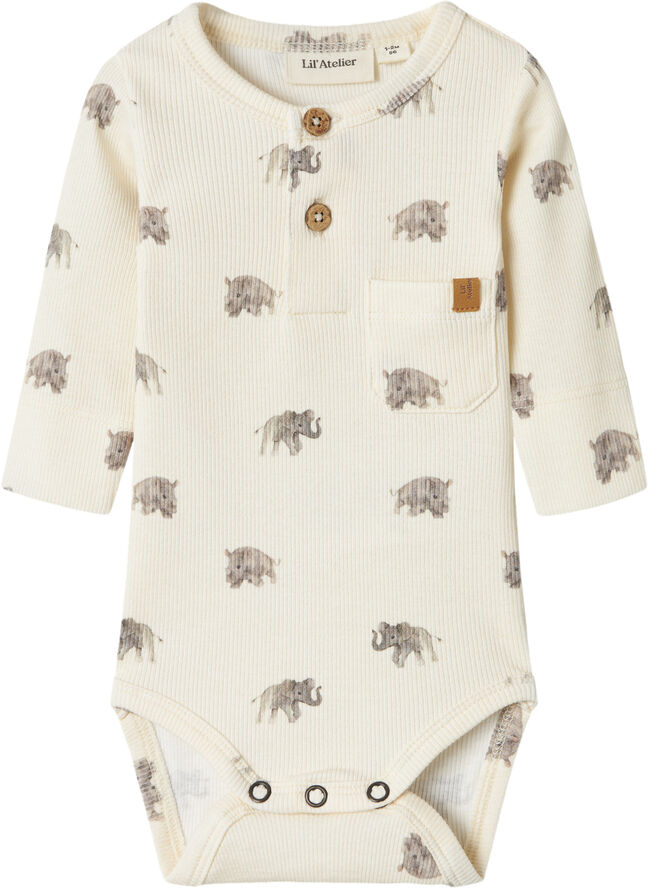 Lil' Atelier NBMGAVO EVO LS SLIM BODY LIL Turtledove