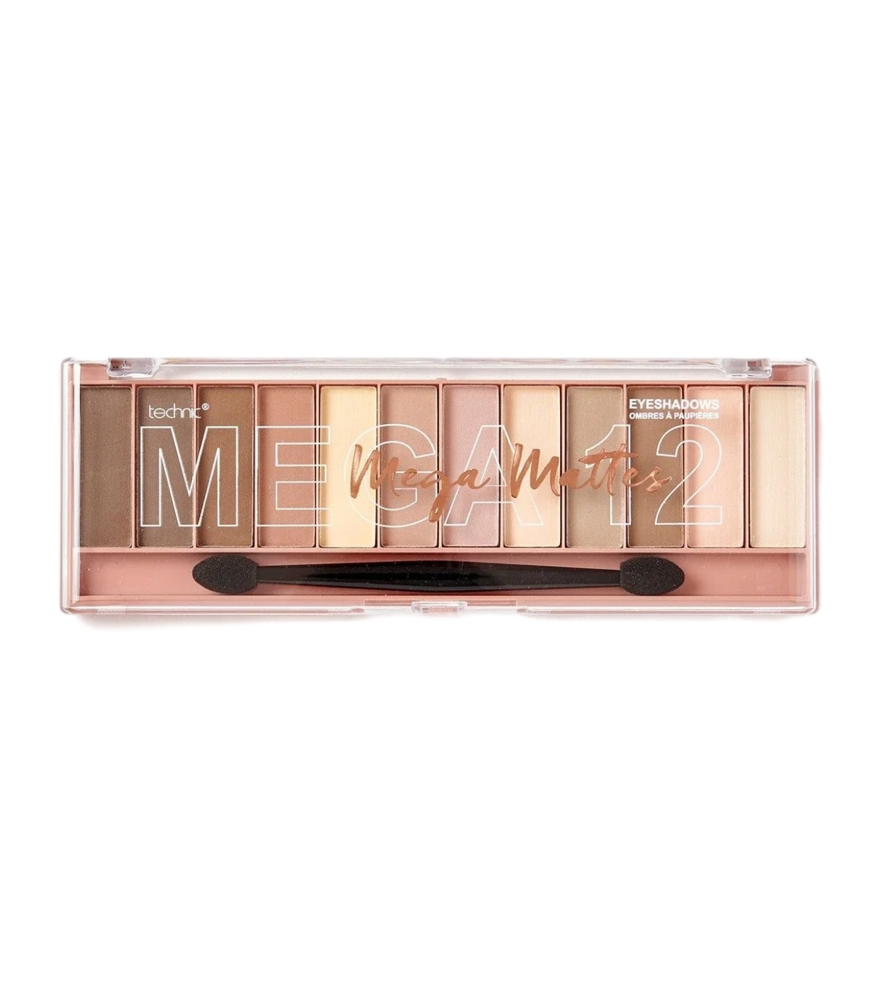 Technic Cosmetics - Paleta de sombras Mega 12 - Mega Mattes