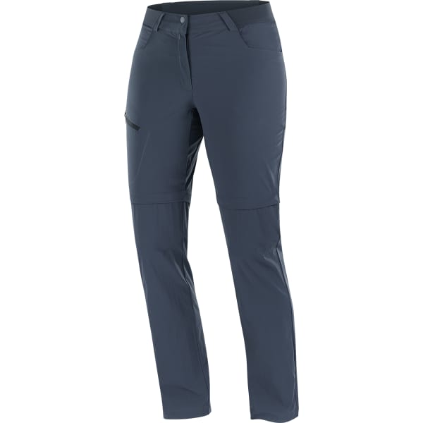 Pantalon randonnée SALOMON WAYFARER ZIP OFF PANTS W BLUE NIGHTS