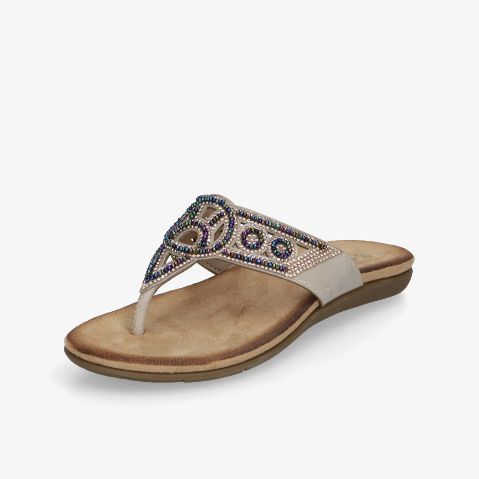 street shoes Damen Zehentrenner beige