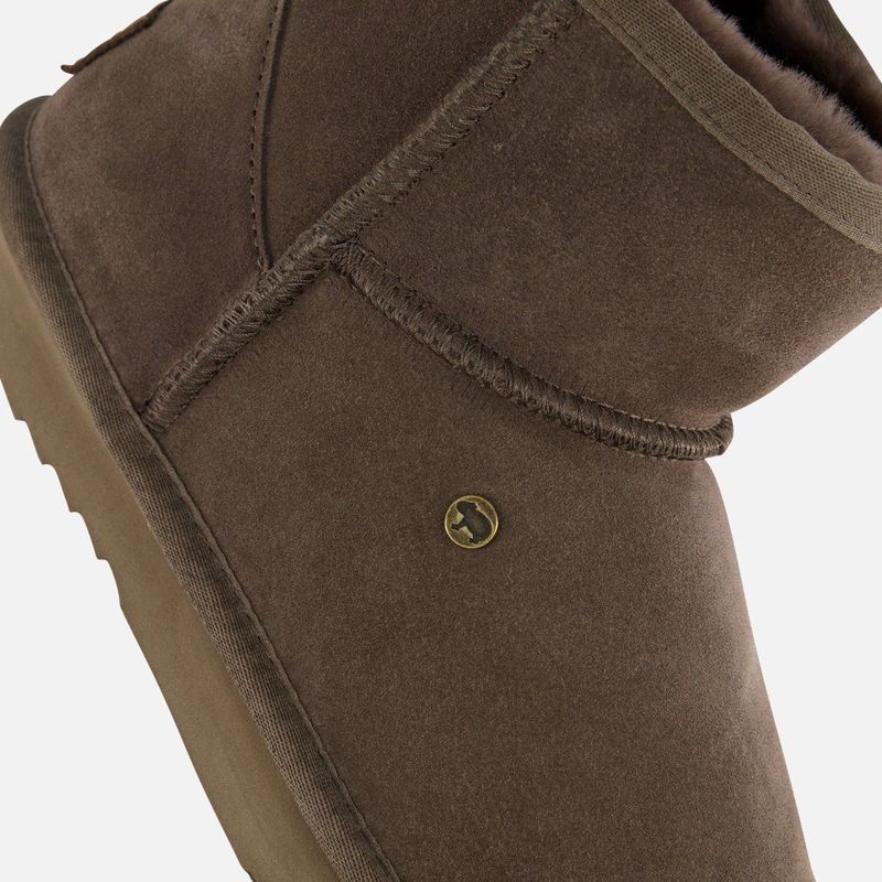 Warmbat - Wallyby - Gevoerde Laarzen - Bruin - Suede